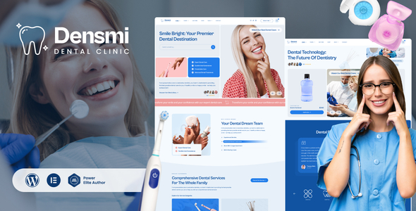 Densmi – Dental Clinic & Dentist WordPress Theme