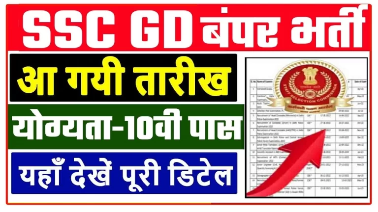 SSC GD Recruitment 2024-25 SarkariResult Notification, Vacancy, Eligibility [Career]