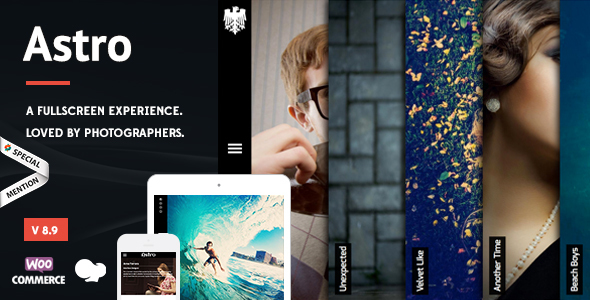 Astro – Photography WordPress Theme