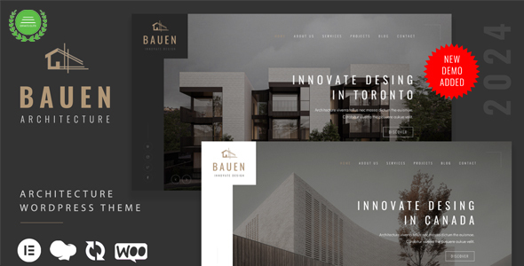 BAUEN – Architecture & Interior  Elementor WordPress Theme