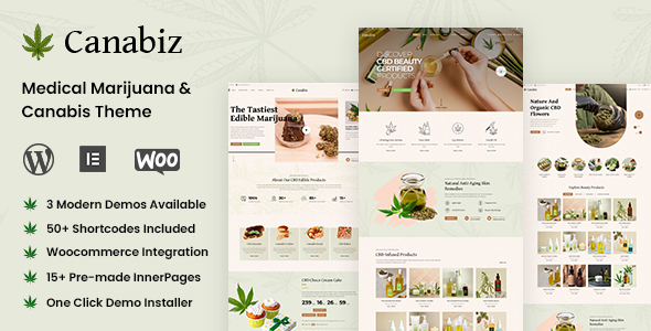 Canabiz – Marijuana, Cannabis WordPress