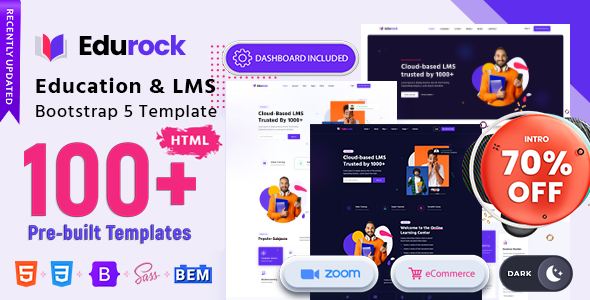 Edurock – Education  HTML Template