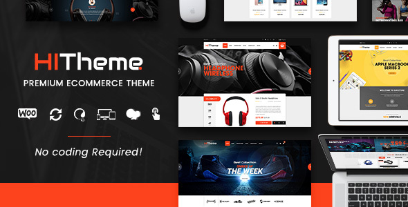 HiTheme – Digital Store & Fashion Shop WordPress WooCommerce Theme (Mobile Layout Ready)