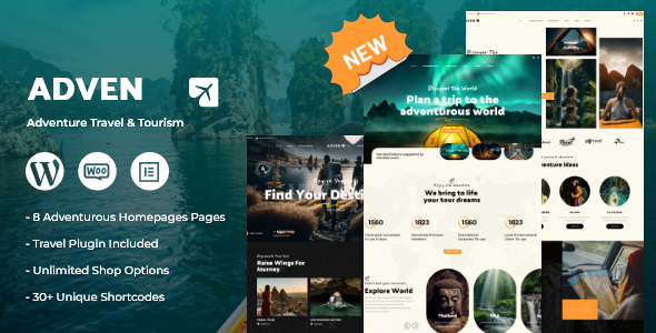 Advenx – Adventure Travel & Tourism WordPress Theme