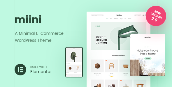 Miini – A Minimal WooCommerce Theme