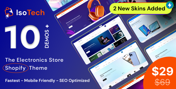 IsoTech – Electronics Store Shopify Theme OS 2.0