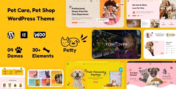 Petty – Pet Care & Pet Shop WooCommerce Theme