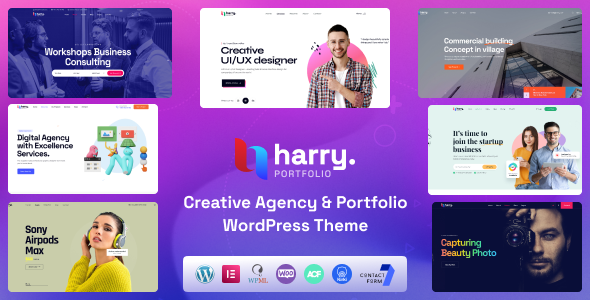 Harry – Creative Agency & Portfolio WordPress Theme + RTL