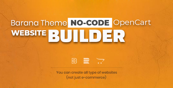 Barana Theme – OpenCart Live Drag and Drop Page Builder