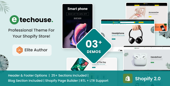 Techhouse – Electronics & Gadgets Shopify Theme