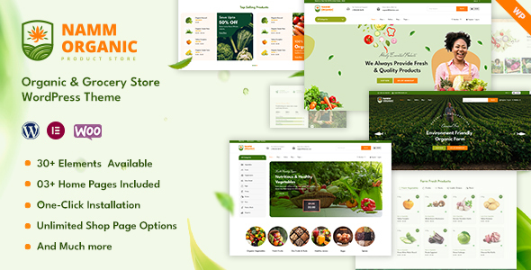 Namm – Grocery Shop WordPress Theme