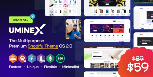 Uminex – Fastest Shopify 2.0 Theme