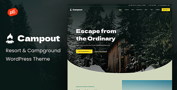 Campout – RV Resort & Campground WordPress Theme