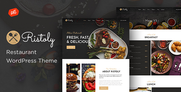 Ristoly – Restaurant WordPress Theme