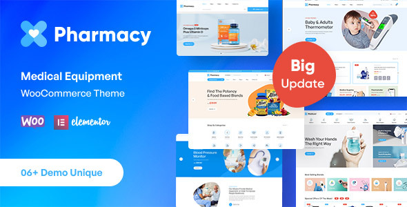 Pharmacy WooCommerce WordPress Responsive Theme