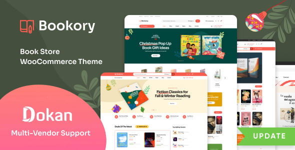 Bookory – Book Store WooCommerce Theme