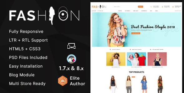 Fashion – Prestashop 1.7 & 8.x Responsive Theme