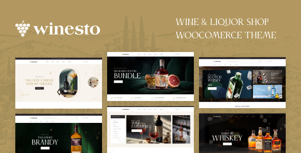 Winesto – Wine & Liquor Shop WooCommerce Theme