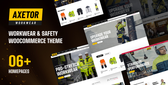 Axetor – Workwear & Safety WooCommerce Theme