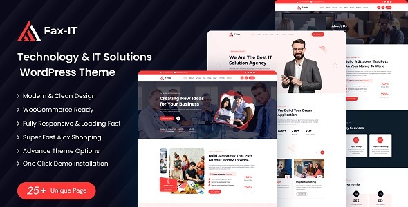 Fax-IT – Technology & IT Solutions WordPress Theme