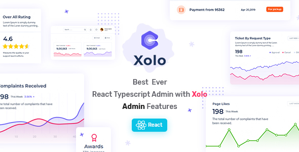 Xolo – React Responsive Admin Dashboard Template