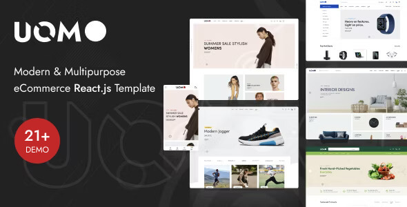 Uomo – eCommerce React Js Template