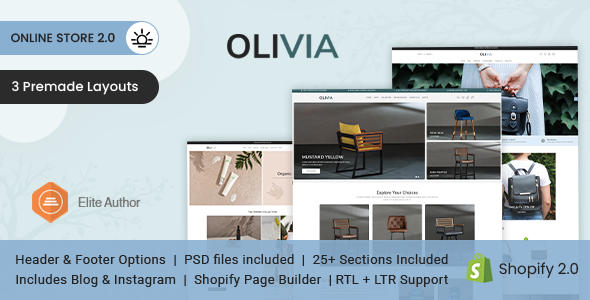 Olivia – Multipurpose Shopify Theme OS 2.0