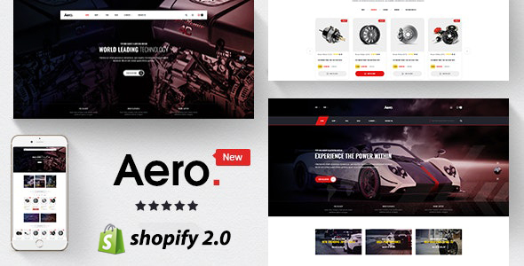 Aero – Auto Parts, Car Accessories Shopify Theme