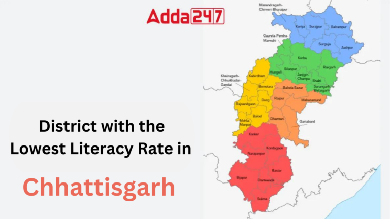 Which District of Chhattisgarh has the Lowest Literacy Rate? [Current Affairs]