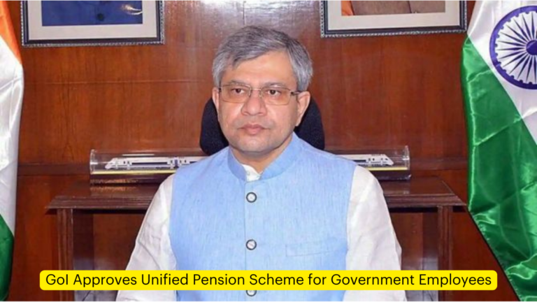 GoI Approves Unified Pension Scheme for Government Employees [Current Affairs]