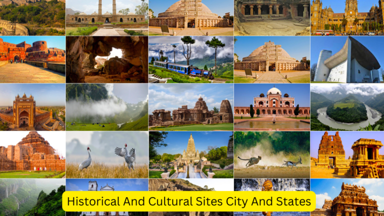 Historical And Cultural Sites City And States [Current Affairs]