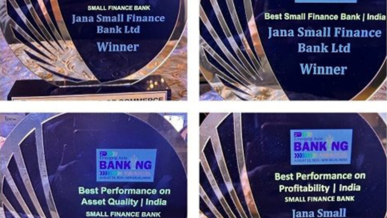 Jana Small Finance Bank Sweeps 4 Awards At ICC Emerging Asia Banking Conclave [Current Affairs]