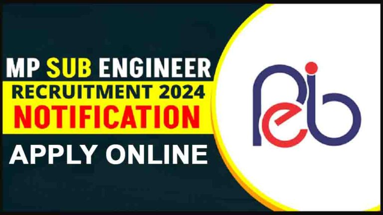 MP ESB Group 3 Sub Engineer Recruitment 2024: Notification Out, Apply Online for 283 Posts [Career]