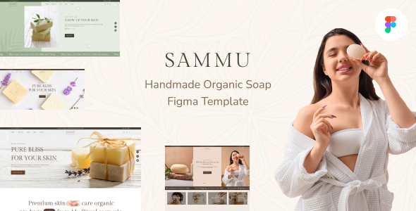 Sammu – Handmade Organic Soap Store Figma Template