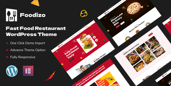 Foodizo – Fast Food Restaurant WordPress Theme