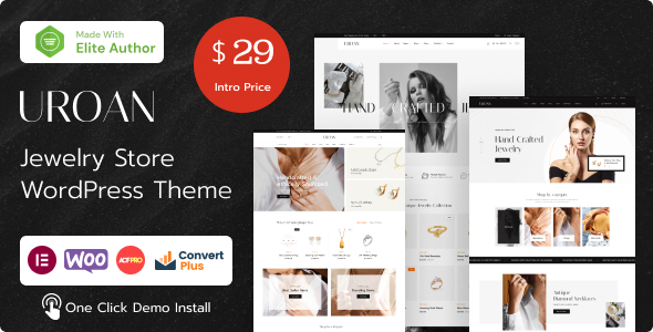 Uroan – Jewelry & Ornament Store WordPress Theme