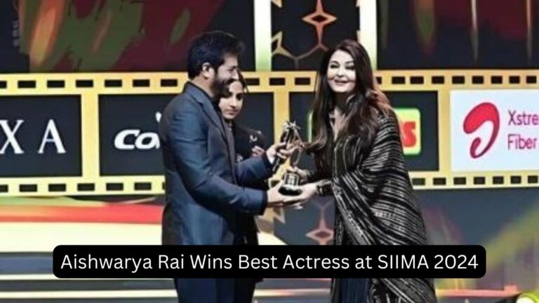 Aishwarya Rai Wins Best Actress at SIIMA 2024 [Current Affairs]