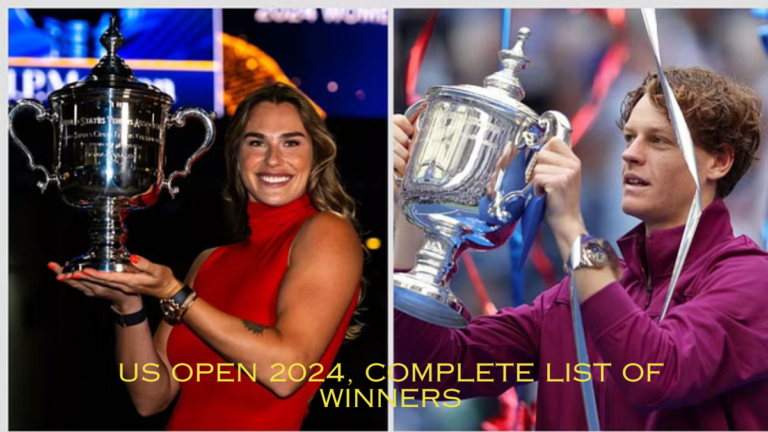 US Open 2024, Complete list of Winners [Current Affairs]