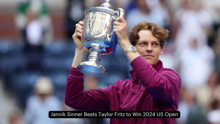 Jannik Sinner Beats Taylor Fritz to Win 2024 US Open [Current Affairs]