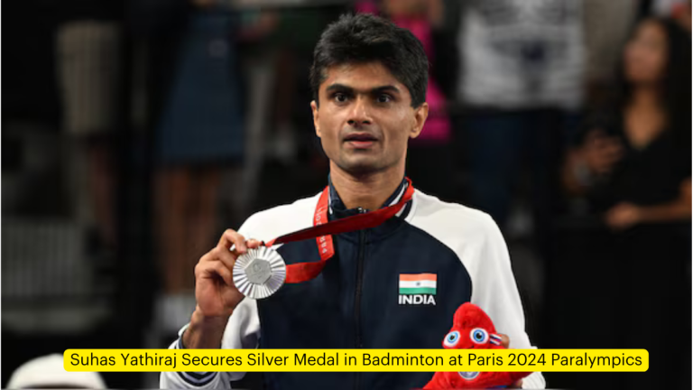 Suhas Yathiraj Secures Silver Medal in Badminton at Paris 2024 Paralympics [Current Affairs]