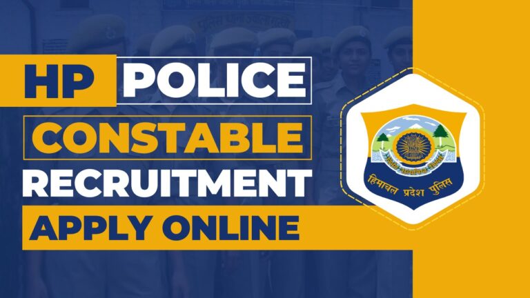 HP Police Constable Online Form 2024 [Career]