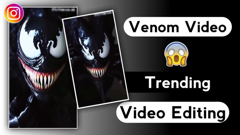 krishna editz Venom Video Maker 2024 | Venom Video Editing In One Click