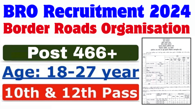 BRO Recruitment 2024, Apply Online for Driver, Draughtsman Post [Career]