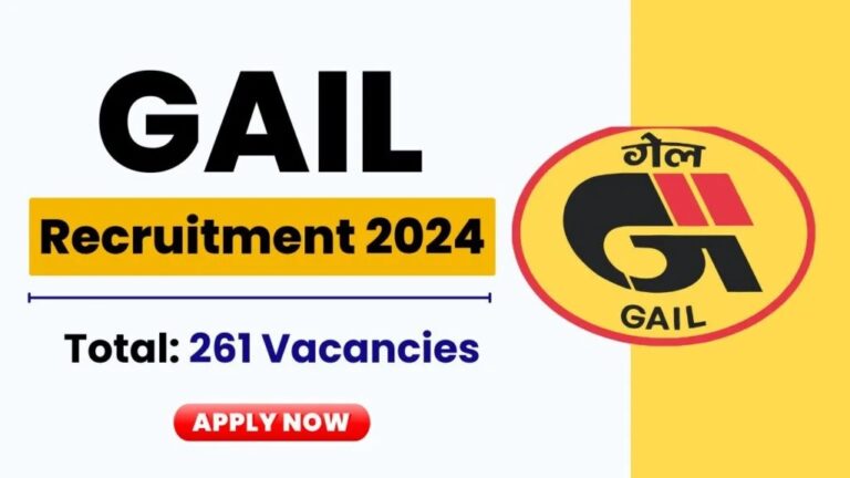 GAIL Recruitment 2024: Apply for 261 Senior Engineer & Other Posts [Career]