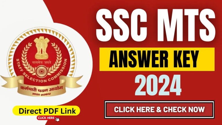 SSC MTS Answer Key 2024 Soon: Paper 1 Direct Download Link at ssc.gov.in [Career]