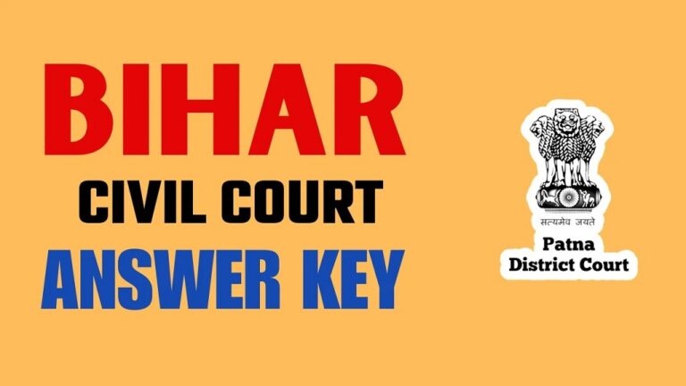 Bihar Civil Court Clerk Answer Key 2024 Out, Direct Link To PDF [Career]