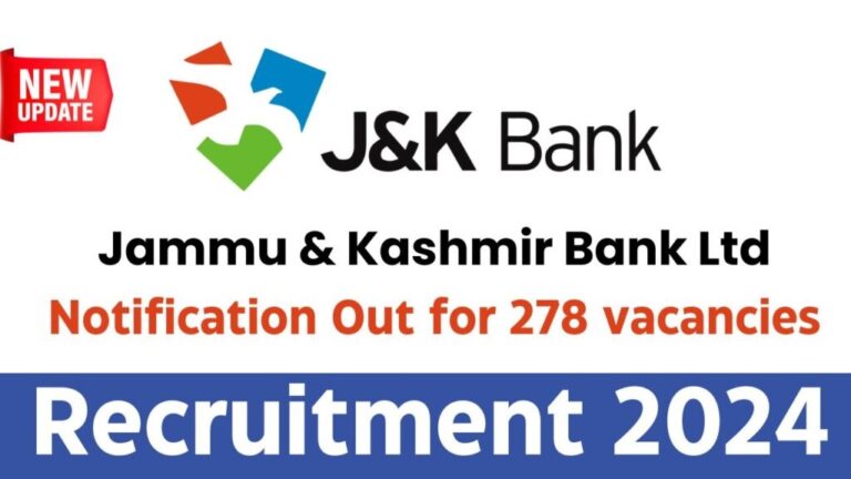 JK Bank Apprentice Recruitment 2024 Apply Online For 278 Post [Career]