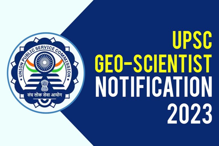 UPSC Geo Scientist Result 2024 Out [Career]